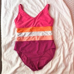 Colorful One Piece Swimsuit